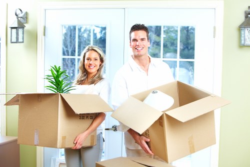 Removals van ready for residential and business transport in Enfieldlock