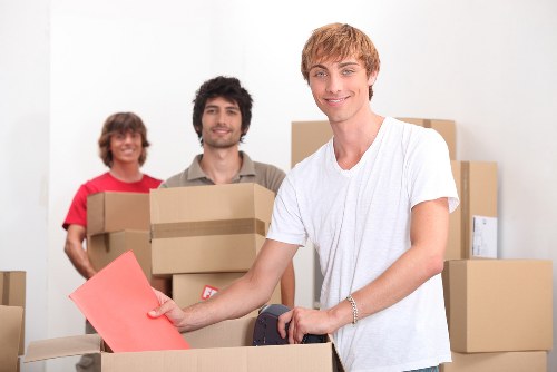 Packing and handling household items for a local move