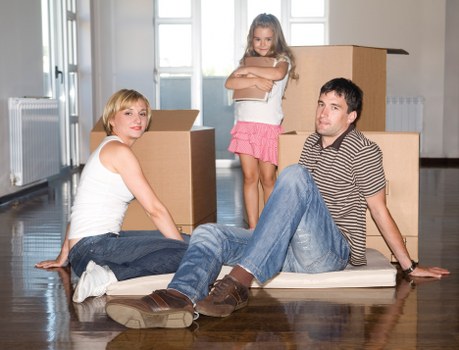 Furniture and household items being separated for reuse and recycling